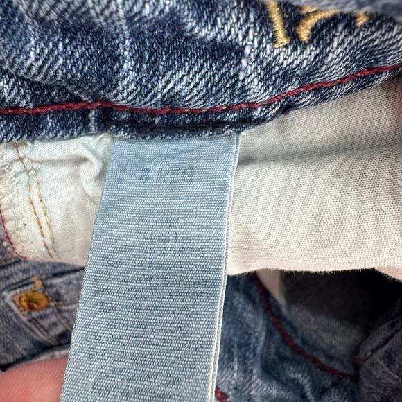 American Eagle Jeans Womens 8 (30x31 ACTUAL) Hipster Bootcut Distressed VINTAGE - Picture 7 of 11